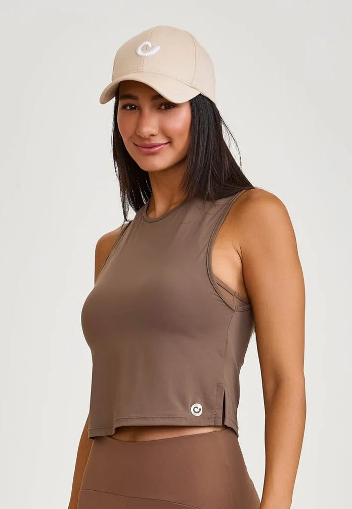 CAMISETA SIN MANGAS UV CON ABERTURA LATERAL